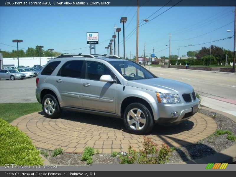 Silver Alloy Metallic / Ebony Black 2006 Pontiac Torrent AWD