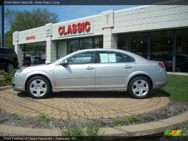 Silver Pearl / Gray 2008 Saturn Aura XE