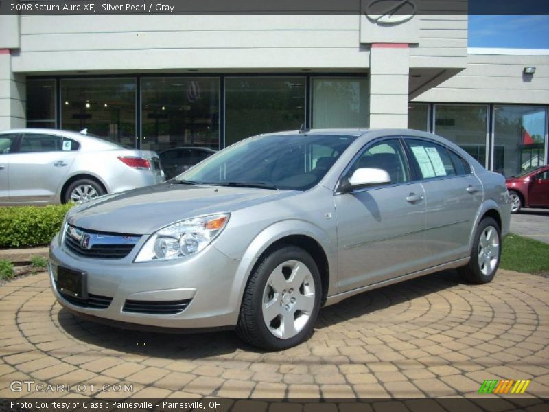 Silver Pearl / Gray 2008 Saturn Aura XE