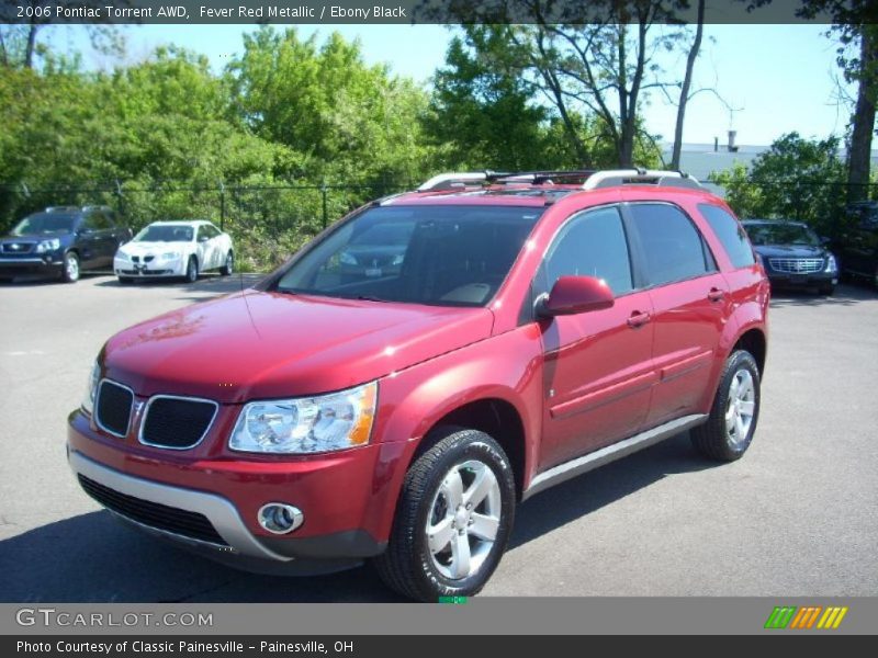 Fever Red Metallic / Ebony Black 2006 Pontiac Torrent AWD