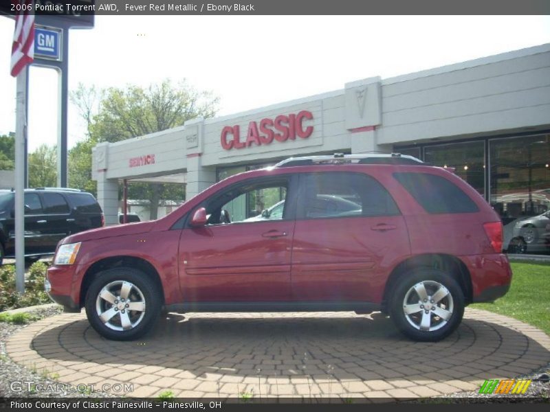Fever Red Metallic / Ebony Black 2006 Pontiac Torrent AWD
