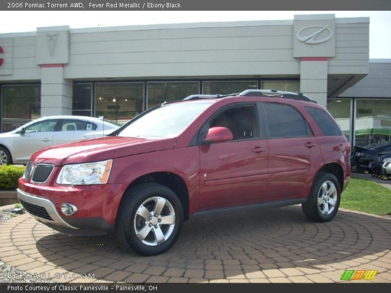 Fever Red Metallic / Ebony Black 2006 Pontiac Torrent AWD