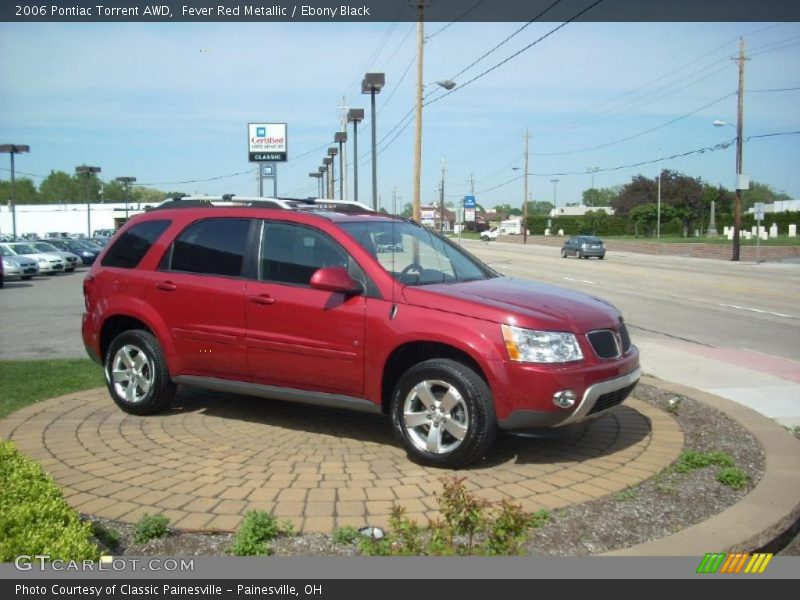 Fever Red Metallic / Ebony Black 2006 Pontiac Torrent AWD