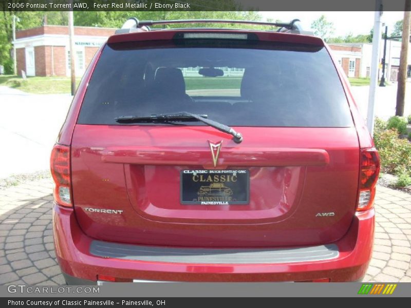Fever Red Metallic / Ebony Black 2006 Pontiac Torrent AWD