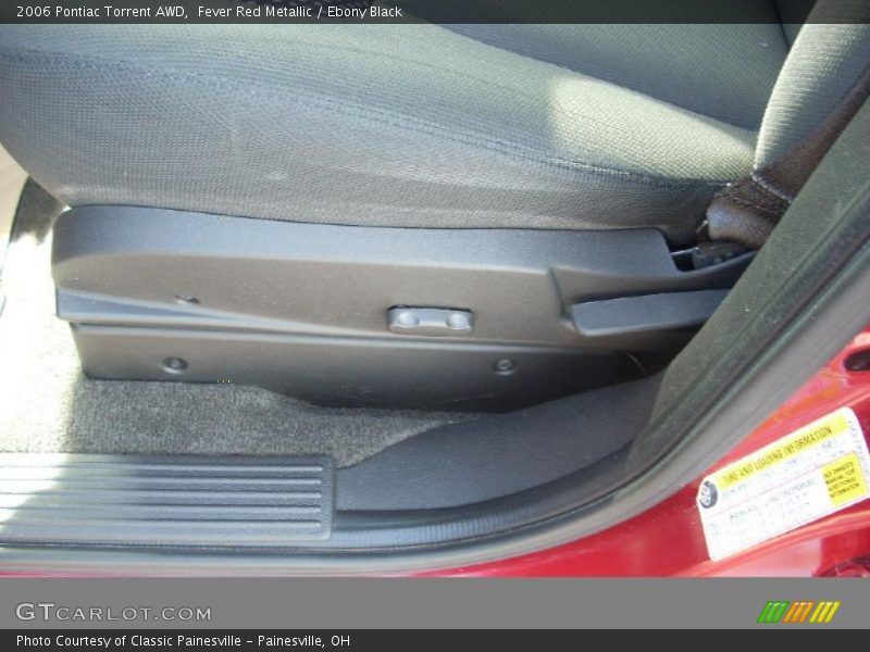 Fever Red Metallic / Ebony Black 2006 Pontiac Torrent AWD