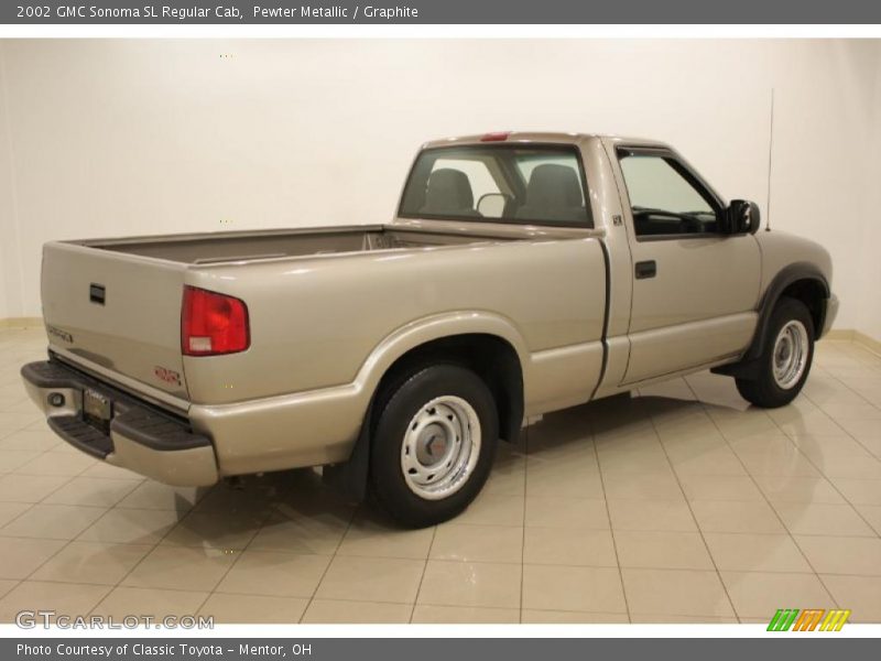 Pewter Metallic / Graphite 2002 GMC Sonoma SL Regular Cab