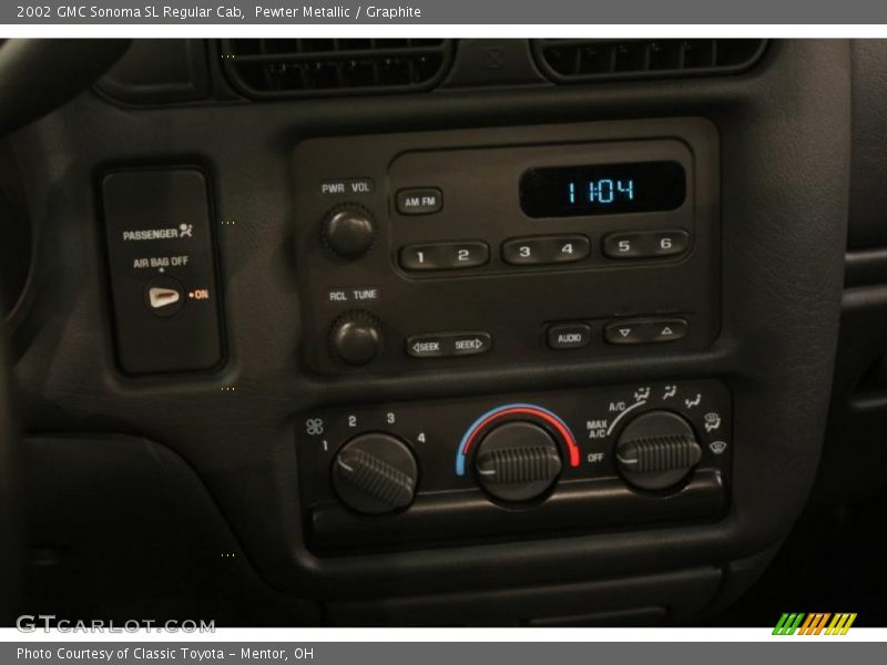 Pewter Metallic / Graphite 2002 GMC Sonoma SL Regular Cab