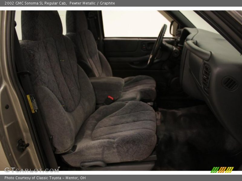 Pewter Metallic / Graphite 2002 GMC Sonoma SL Regular Cab