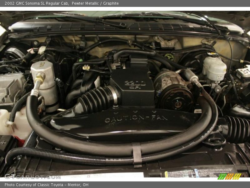 Pewter Metallic / Graphite 2002 GMC Sonoma SL Regular Cab