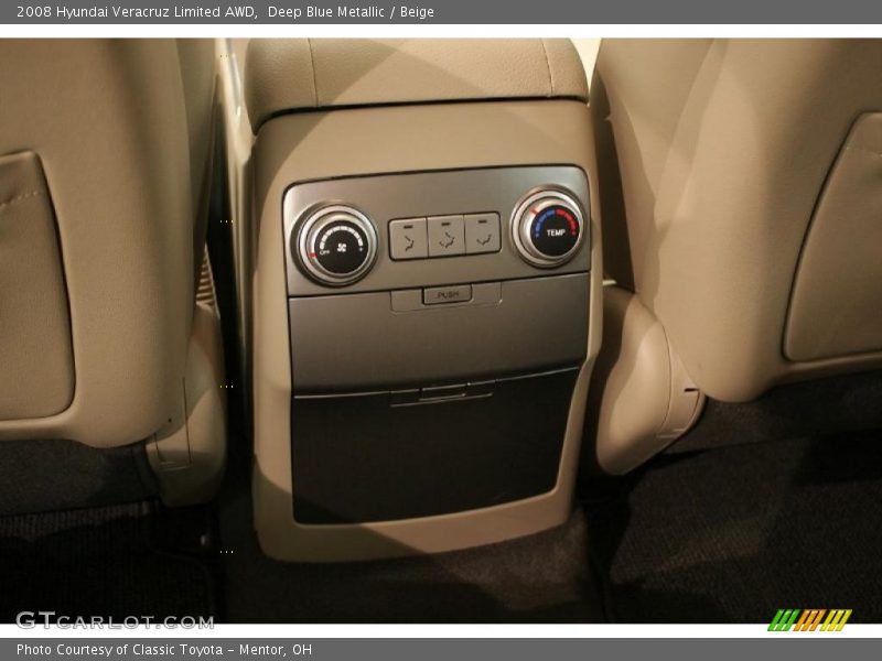 Deep Blue Metallic / Beige 2008 Hyundai Veracruz Limited AWD