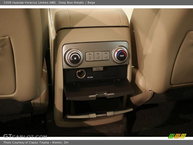 Deep Blue Metallic / Beige 2008 Hyundai Veracruz Limited AWD