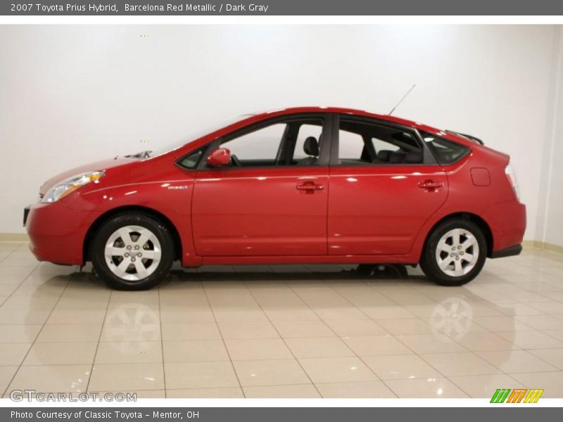 Barcelona Red Metallic / Dark Gray 2007 Toyota Prius Hybrid