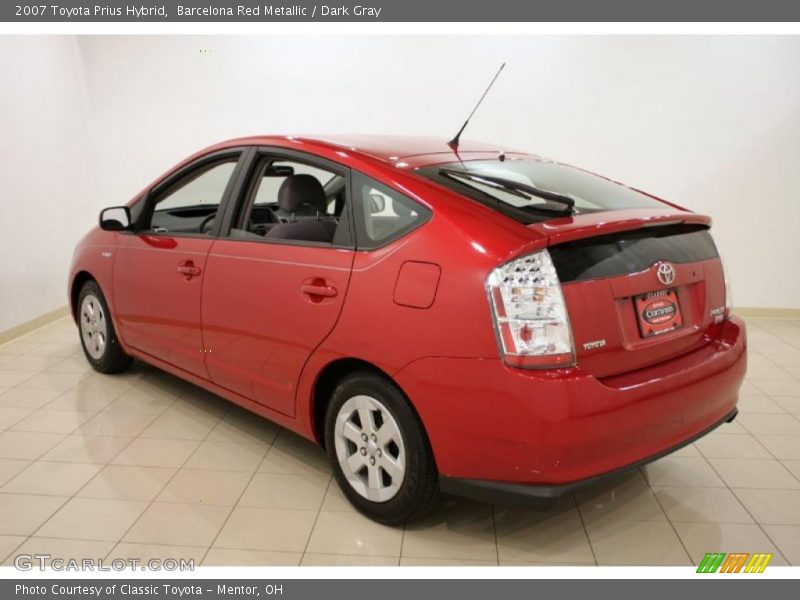 Barcelona Red Metallic / Dark Gray 2007 Toyota Prius Hybrid
