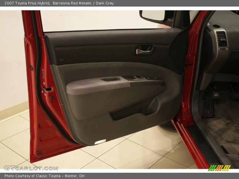 Barcelona Red Metallic / Dark Gray 2007 Toyota Prius Hybrid