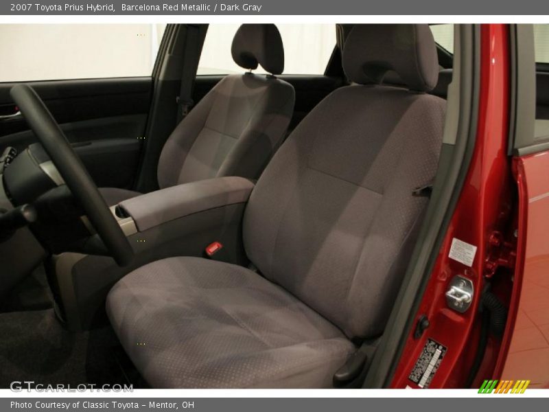 Barcelona Red Metallic / Dark Gray 2007 Toyota Prius Hybrid