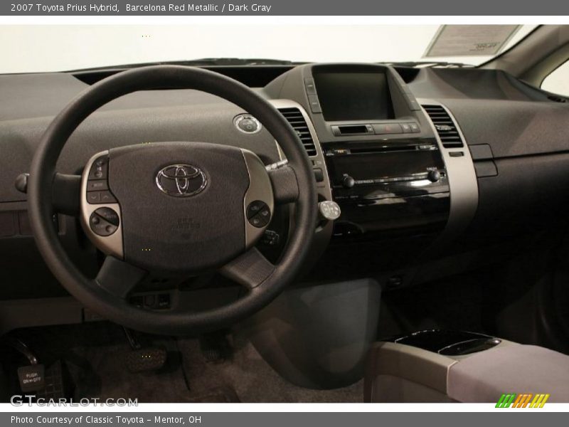 Barcelona Red Metallic / Dark Gray 2007 Toyota Prius Hybrid