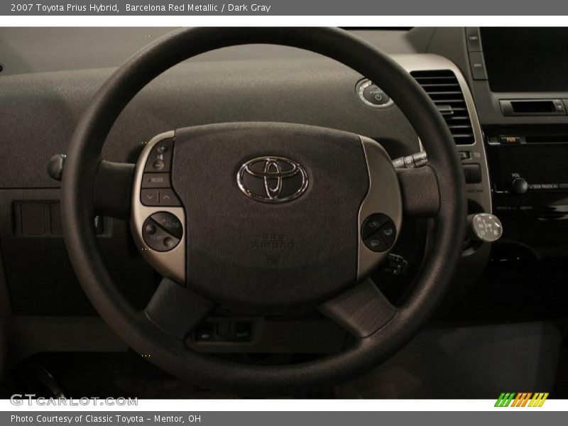 Barcelona Red Metallic / Dark Gray 2007 Toyota Prius Hybrid