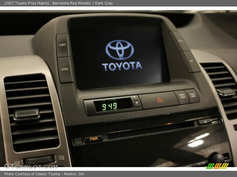 Barcelona Red Metallic / Dark Gray 2007 Toyota Prius Hybrid