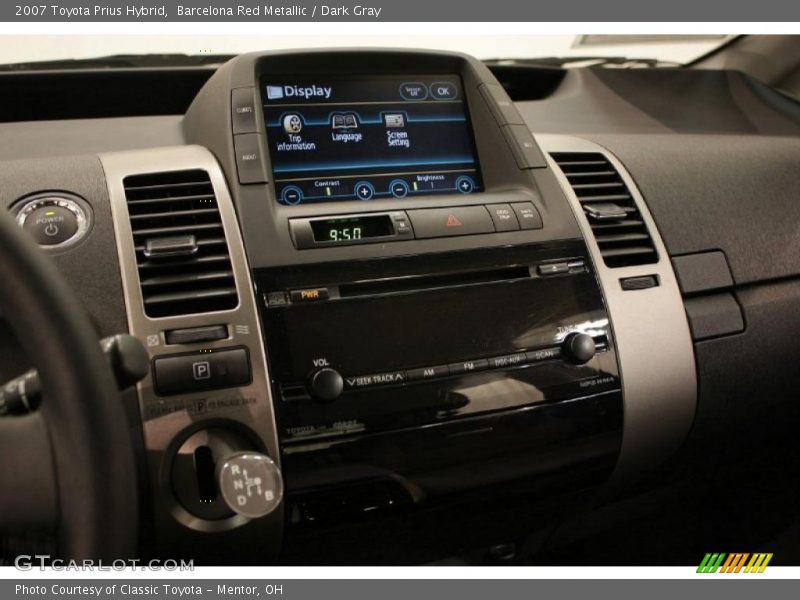 Barcelona Red Metallic / Dark Gray 2007 Toyota Prius Hybrid