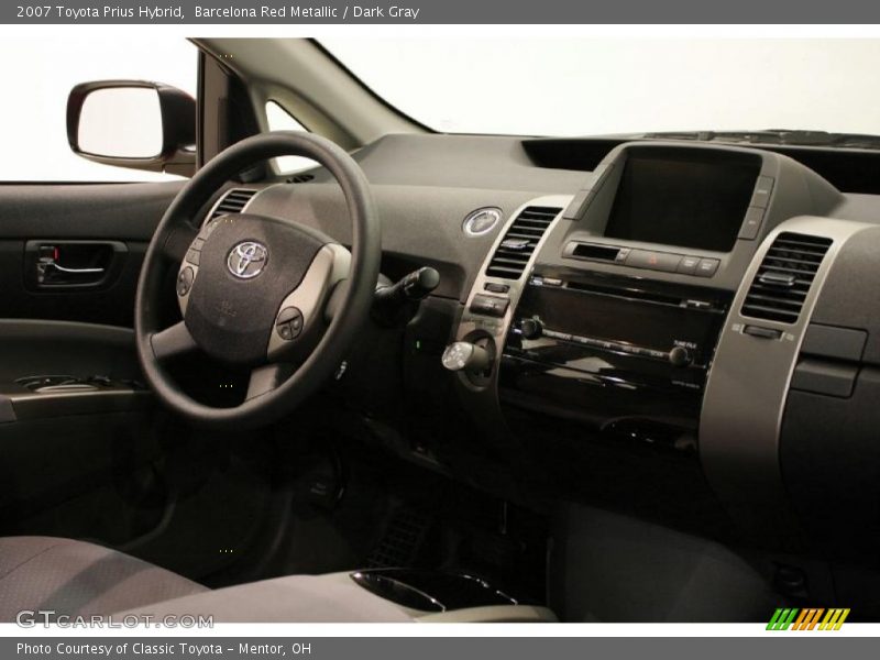 Barcelona Red Metallic / Dark Gray 2007 Toyota Prius Hybrid