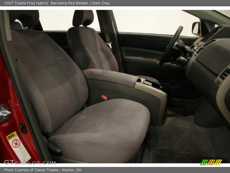 Barcelona Red Metallic / Dark Gray 2007 Toyota Prius Hybrid