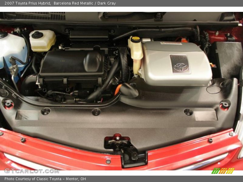 Barcelona Red Metallic / Dark Gray 2007 Toyota Prius Hybrid
