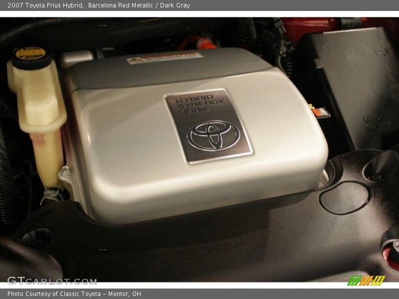 Barcelona Red Metallic / Dark Gray 2007 Toyota Prius Hybrid