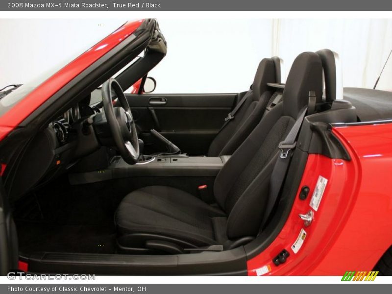 True Red / Black 2008 Mazda MX-5 Miata Roadster