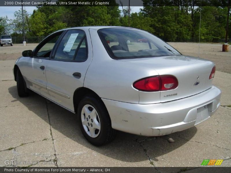Ultra Silver Metallic / Graphite 2000 Chevrolet Cavalier Sedan
