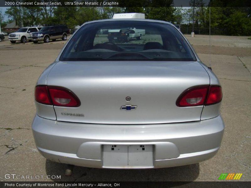 Ultra Silver Metallic / Graphite 2000 Chevrolet Cavalier Sedan
