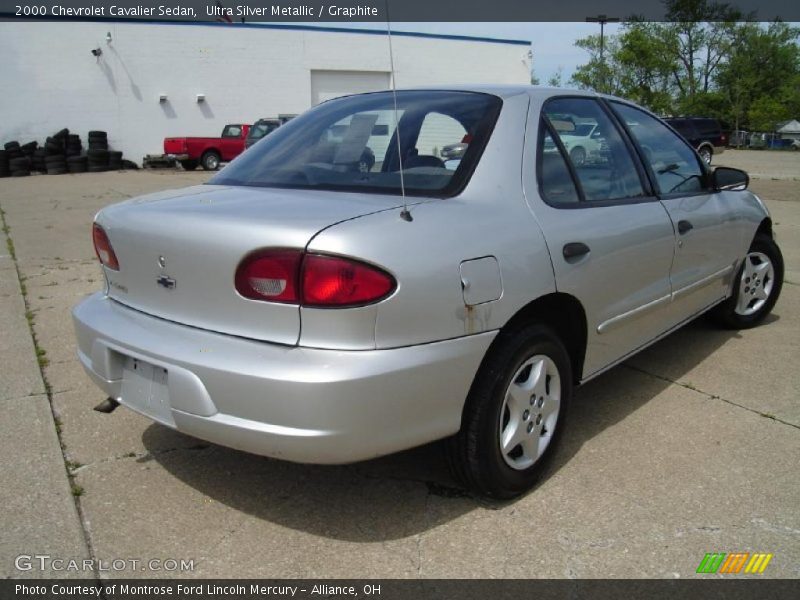 Ultra Silver Metallic / Graphite 2000 Chevrolet Cavalier Sedan