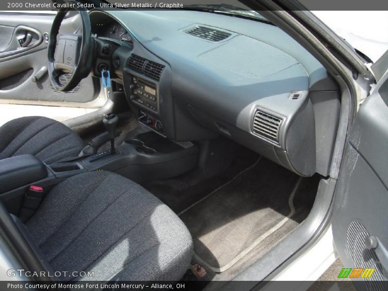 Ultra Silver Metallic / Graphite 2000 Chevrolet Cavalier Sedan