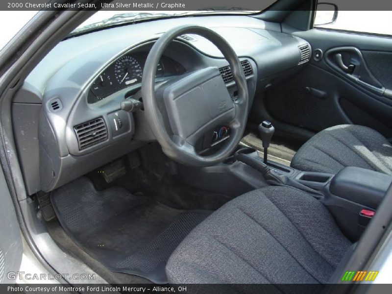 Ultra Silver Metallic / Graphite 2000 Chevrolet Cavalier Sedan