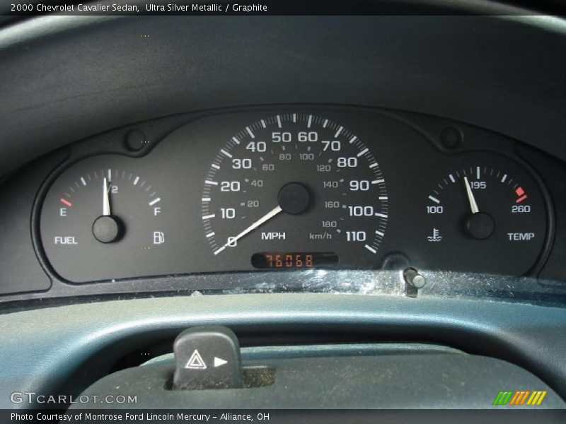 Ultra Silver Metallic / Graphite 2000 Chevrolet Cavalier Sedan