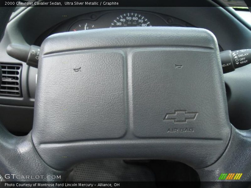 Ultra Silver Metallic / Graphite 2000 Chevrolet Cavalier Sedan