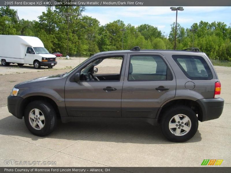 Dark Shadow Grey Metallic / Medium/Dark Flint Grey 2005 Ford Escape XLS 4WD