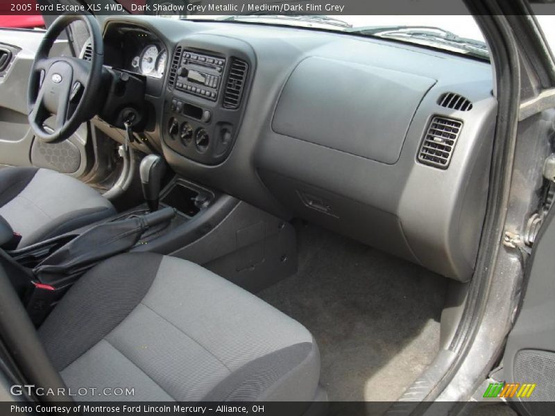 Dark Shadow Grey Metallic / Medium/Dark Flint Grey 2005 Ford Escape XLS 4WD