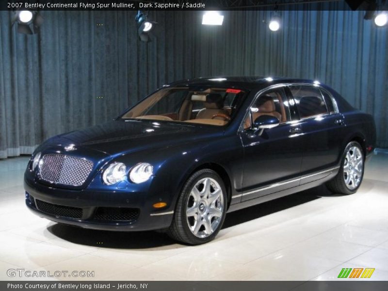 Dark Sapphire / Saddle 2007 Bentley Continental Flying Spur Mulliner