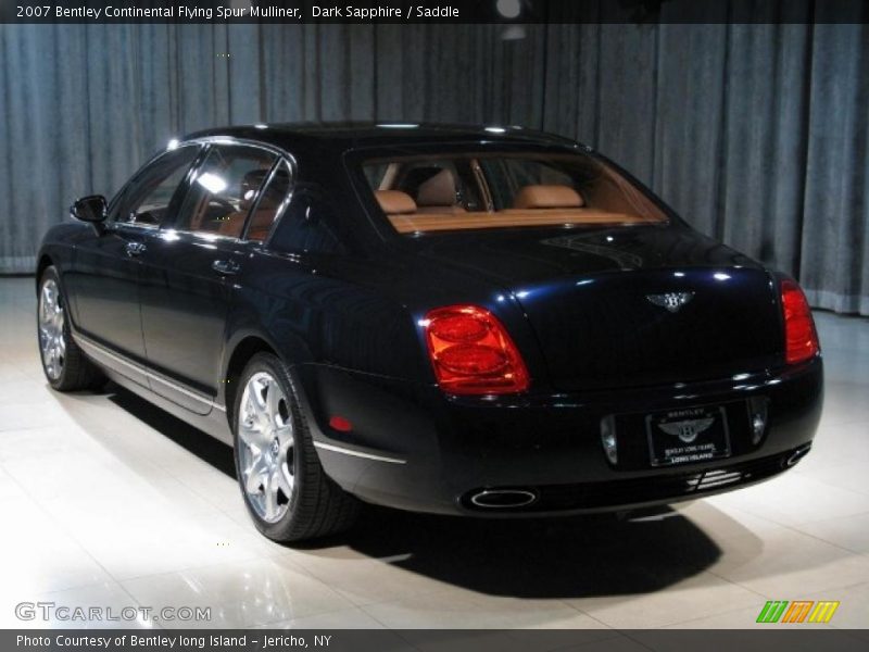 Dark Sapphire / Saddle 2007 Bentley Continental Flying Spur Mulliner