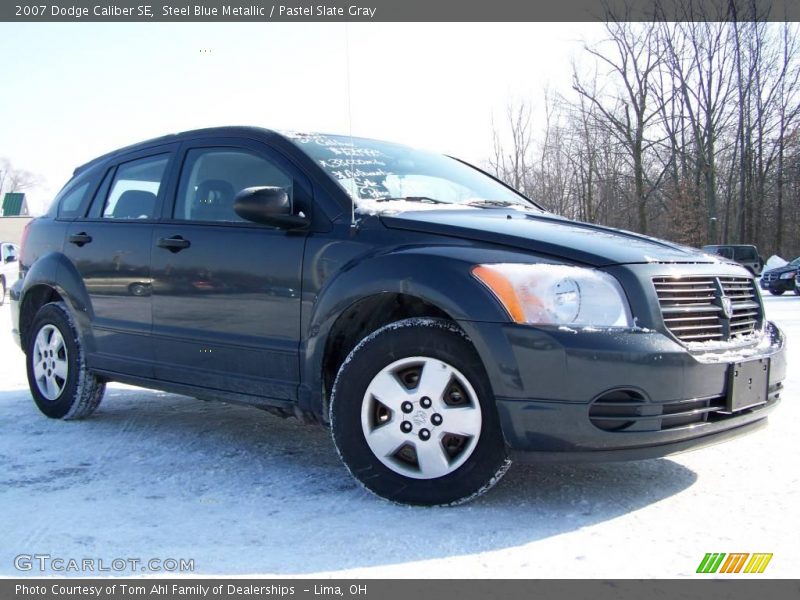Steel Blue Metallic / Pastel Slate Gray 2007 Dodge Caliber SE