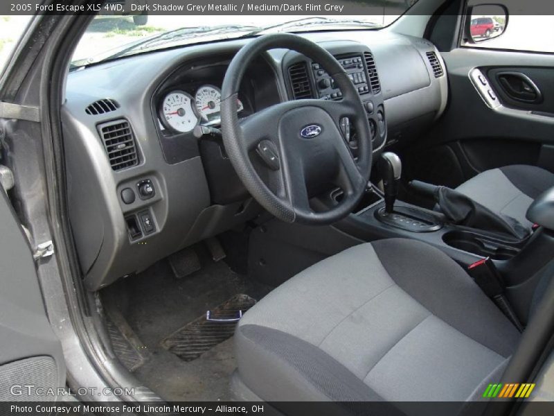 Dark Shadow Grey Metallic / Medium/Dark Flint Grey 2005 Ford Escape XLS 4WD