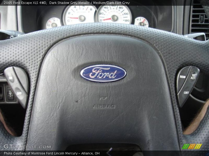 Dark Shadow Grey Metallic / Medium/Dark Flint Grey 2005 Ford Escape XLS 4WD