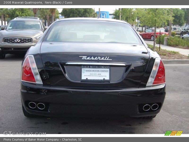 Nero (Black) / Cuoio 2008 Maserati Quattroporte