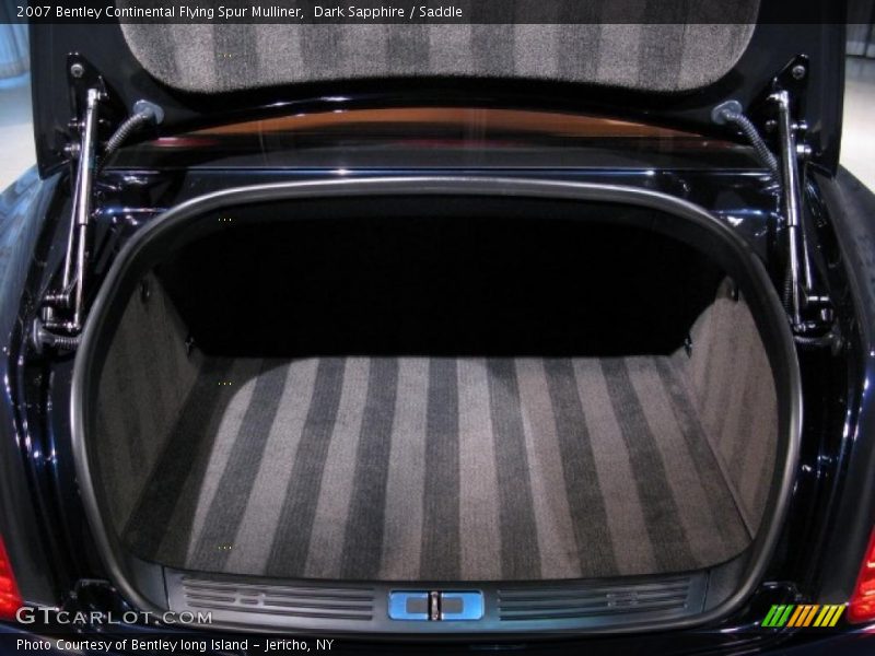 Dark Sapphire / Saddle 2007 Bentley Continental Flying Spur Mulliner