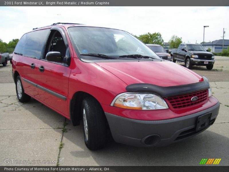 Bright Red Metallic / Medium Graphite 2001 Ford Windstar LX