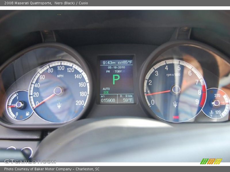 Nero (Black) / Cuoio 2008 Maserati Quattroporte