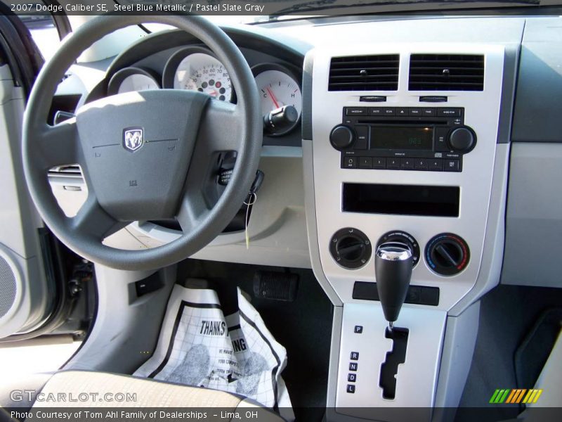 Steel Blue Metallic / Pastel Slate Gray 2007 Dodge Caliber SE