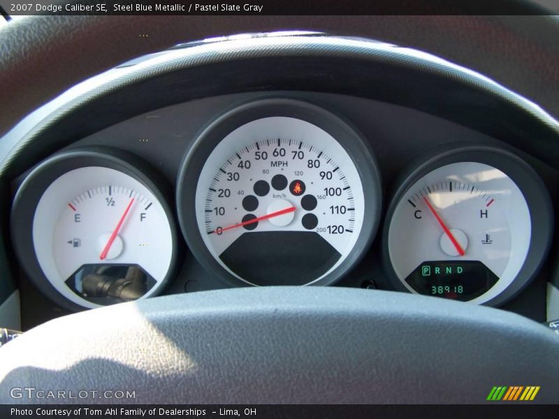 Steel Blue Metallic / Pastel Slate Gray 2007 Dodge Caliber SE