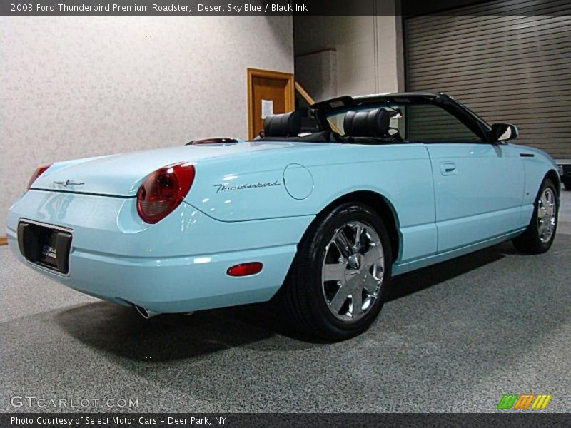 Desert Sky Blue / Black Ink 2003 Ford Thunderbird Premium Roadster