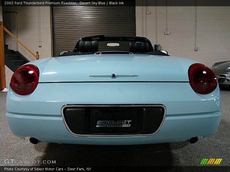 Desert Sky Blue / Black Ink 2003 Ford Thunderbird Premium Roadster